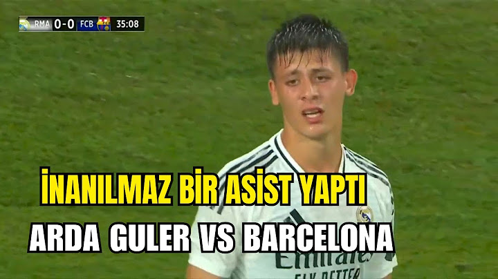 Arda Güler vs Barcelona Maç Performansı 🔥 (HARİKA BİR ASİST YAPTI!)