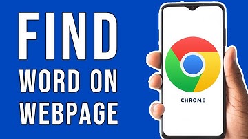 How to Find Word or Phrase on Webpage In Google Chrome