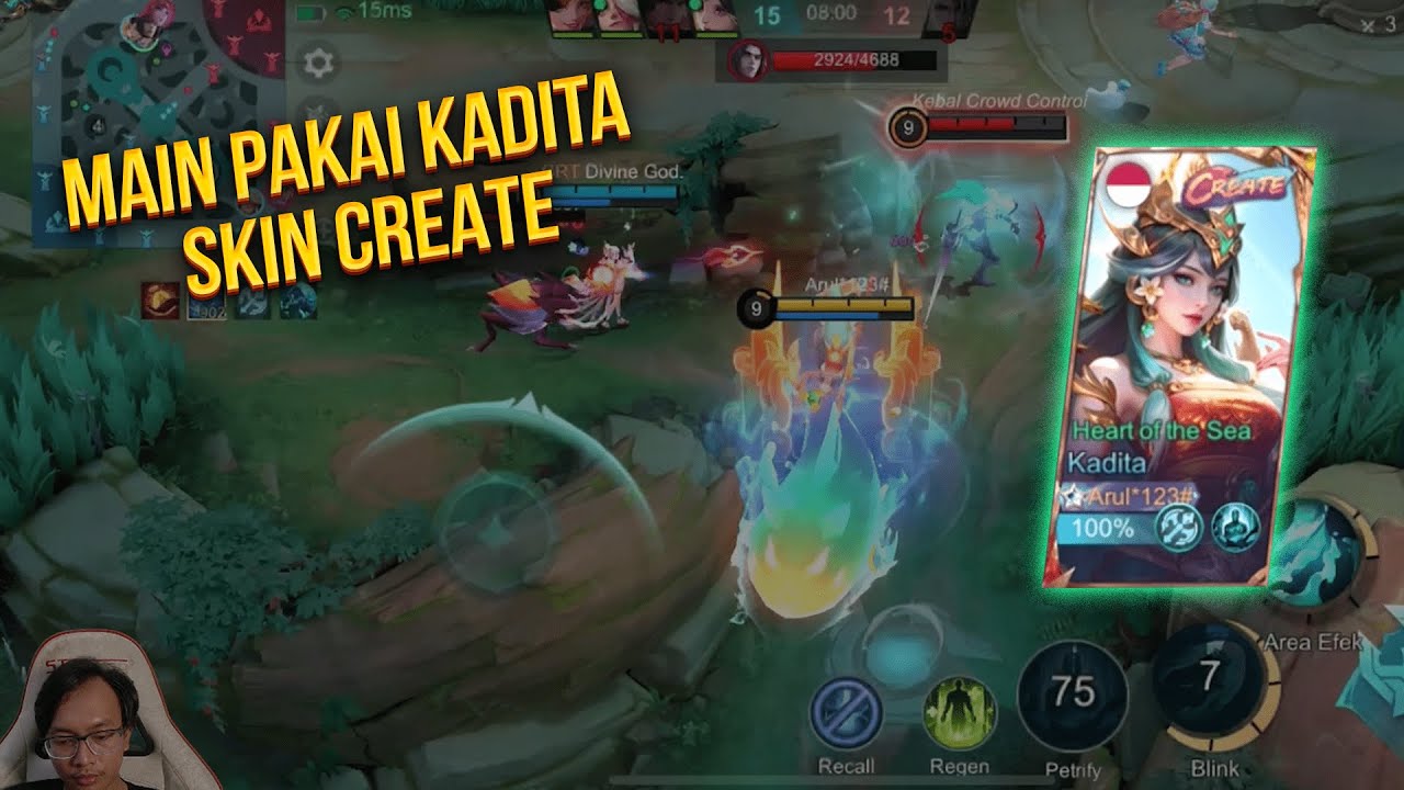 KADITA SKIN CREATE MODE ROAMER! - MOBILE LEGENDS | ARUL RANGER