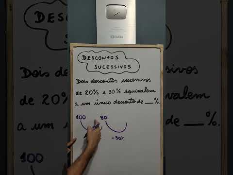Descontos Sucessivos #shorts