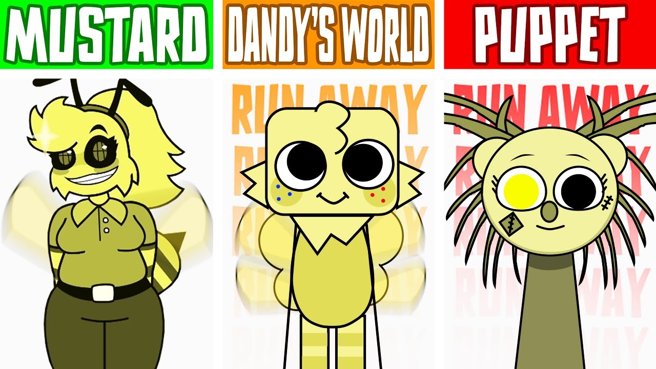 Mustard VS Dandy's World VS Puppet | Colorbox Mustard