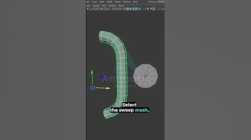 How to Customize Sweep Mesh in Maya
