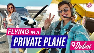 Flying In a Private Plane| Dubai | Aawari Aarya | Travel Vlog