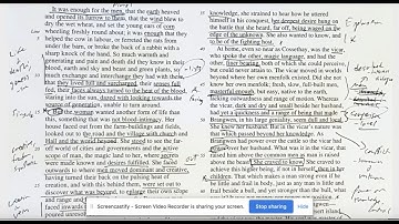 AP Literature & Composition Question 2 Prose Response: Close Reading