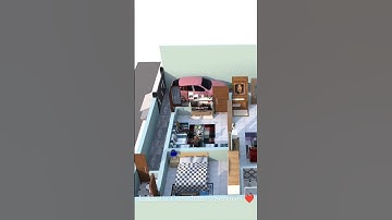 Modern House 3D Floor Plan  #viral #3ddesign #lumion #elevation #ytshorts