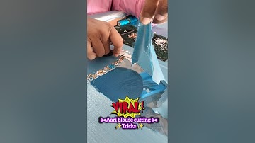 net blouse✂️cutting for beginners tricks #netblousecutting #netcloth #aariwork #aaribeginnersidea