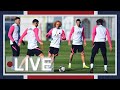 ⚽️ L'entraînement veille de Paris Saint-Germain - FC Barcelone 🔴🔵