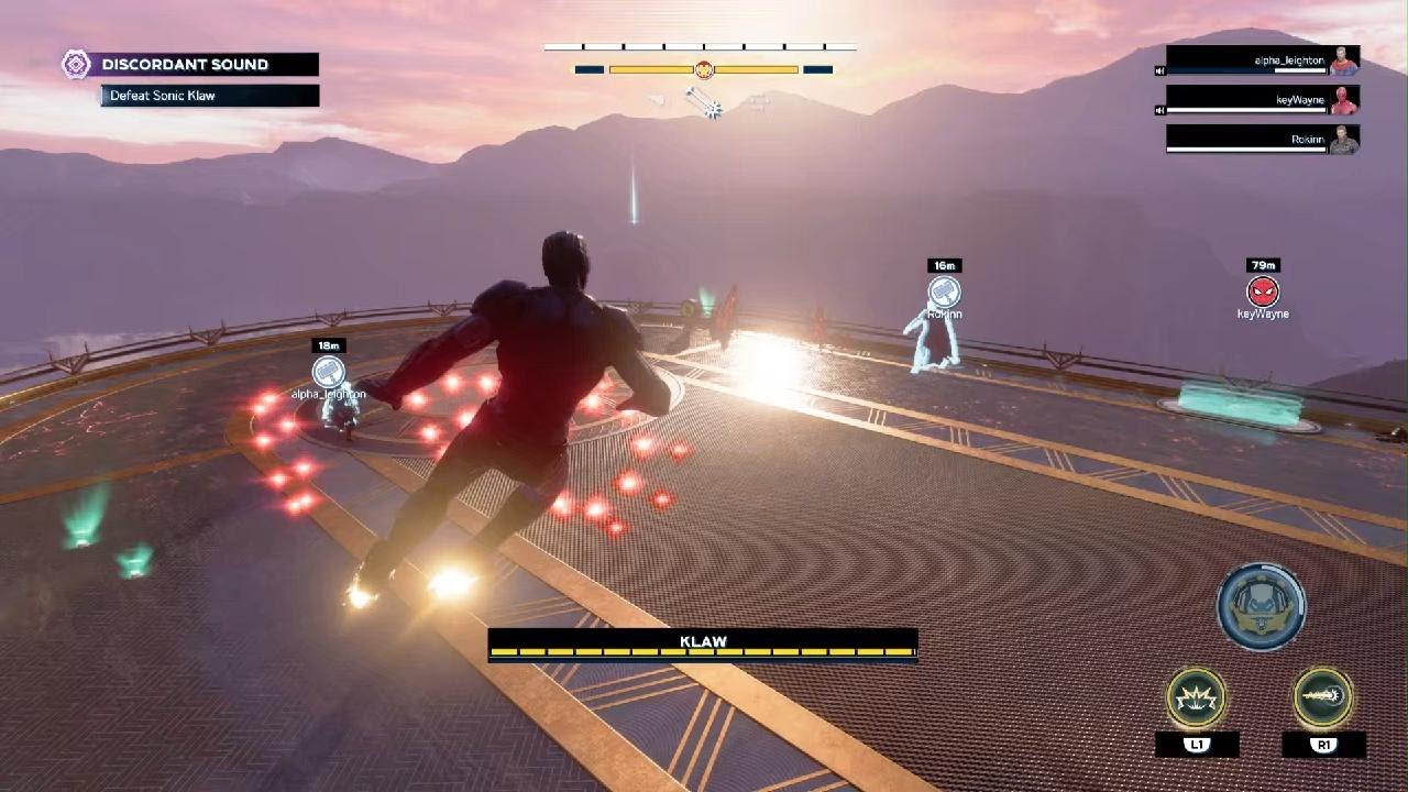 Marvels Avengers Discordant Sound Raid- Killing Klaw in under a minute!!!