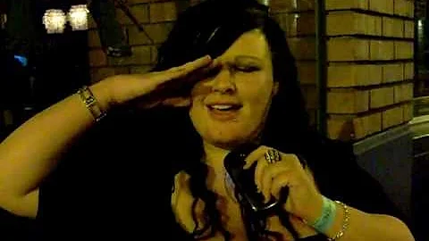 Elaine Redmond Outside Vicar Street