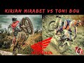 Brutal crf africa twin 1100l kirian mirabet vs toni bou africa twin in beast mode  grr