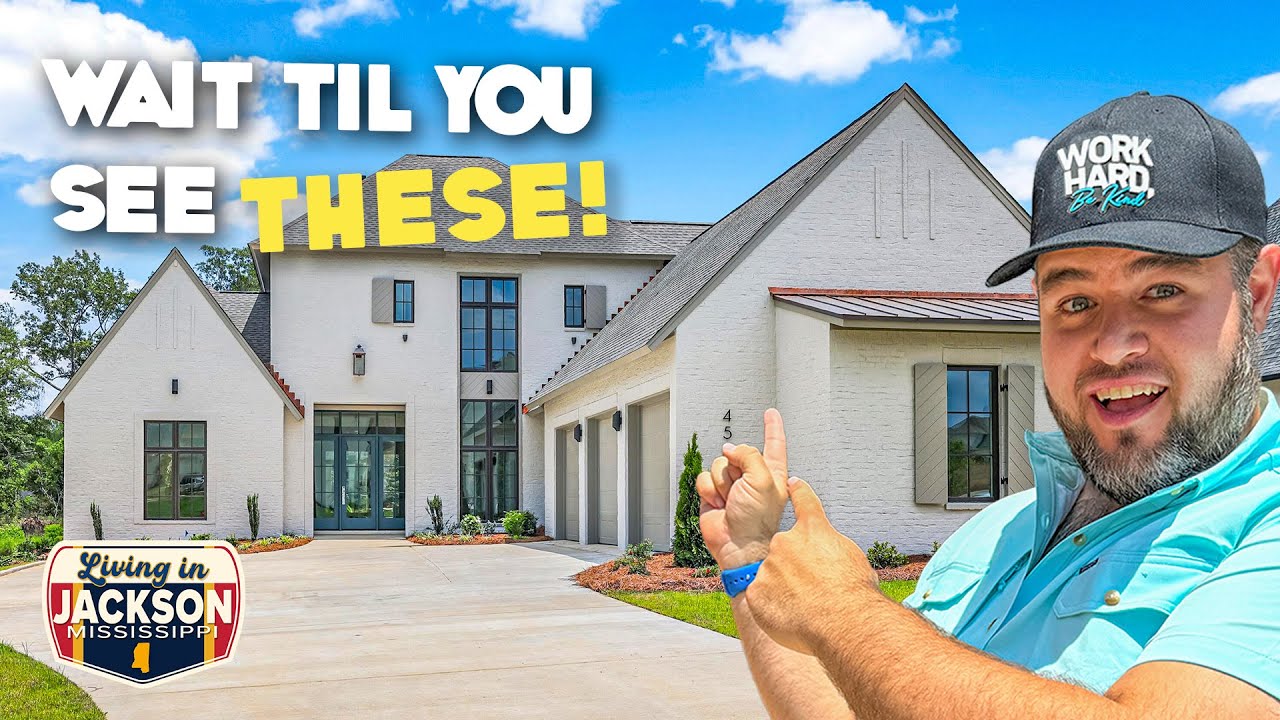 Inside MASSIVE SHOWSTOPPER New Homes in MADISON MS Whittington