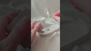 Geo Candle Gift set - Handmade in Ireland Content