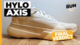 Hylo Axis Review: A more sustainable max-cushioned support shoe with a bit of bite