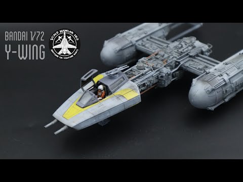 Star Wars Y-Wing Starfighter Maquette 1/72 Bandai