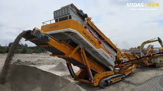 MIDAS Mobile Crushing Line: MI260R + MDS3618 | Solid Waste & Soft Rock Processing in Guangzhou screenshot 4