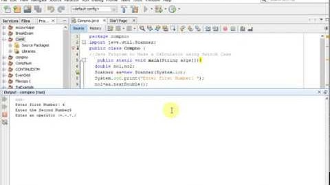 Java Program to Make a Calculator using Switch Case