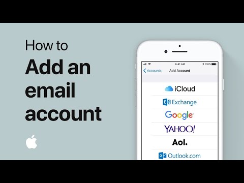 Comment ajouter un compte de messagerie pour iOS