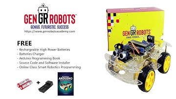 Automated Avoiding 4WD Car Robot Using Arduino GenRobots