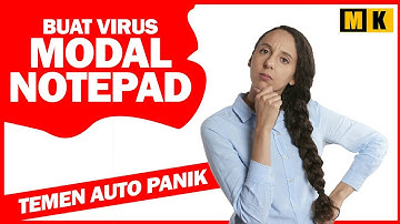 Membuat virus di windows dengan notepad | spam explorer dan program