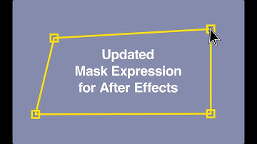 How to make Layers React to a Mask in After Effects - Now with Bezier!