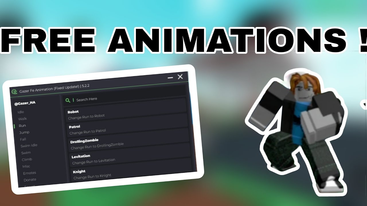 OP FE SCRIPT | FREE ANIMATIONS | FREE NINJA ANIMATION | ROBLOX SCRIPTS ...