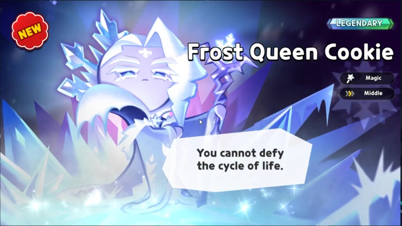 Cookie run frost queen cookie