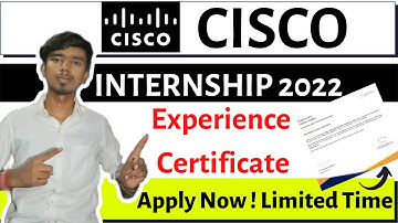 Cisco Internship 2022 | Cisco Internship Experience | Free Internship Certificate