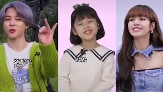 Bts & Black Pink With Le Girl Funny Video From Tik Tok