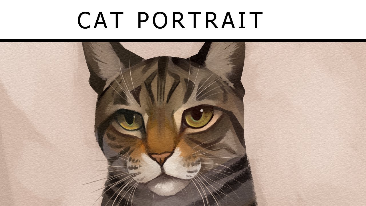 Cat Painting YouTube