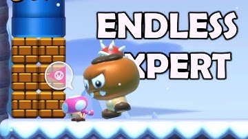 Can I Beat 100 ENDLESS EXPERT Levels WITHOUT Skipping?!