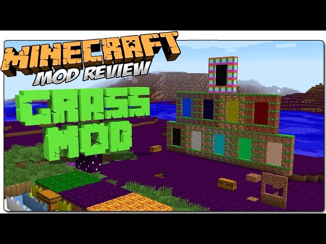 Un jugador hizo un mod con hierba hiperrealista para Minecraft