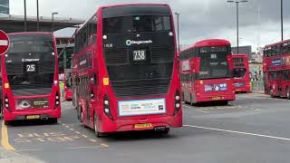 London's Buses in action at Stratford Bus Station on 25th February 2023