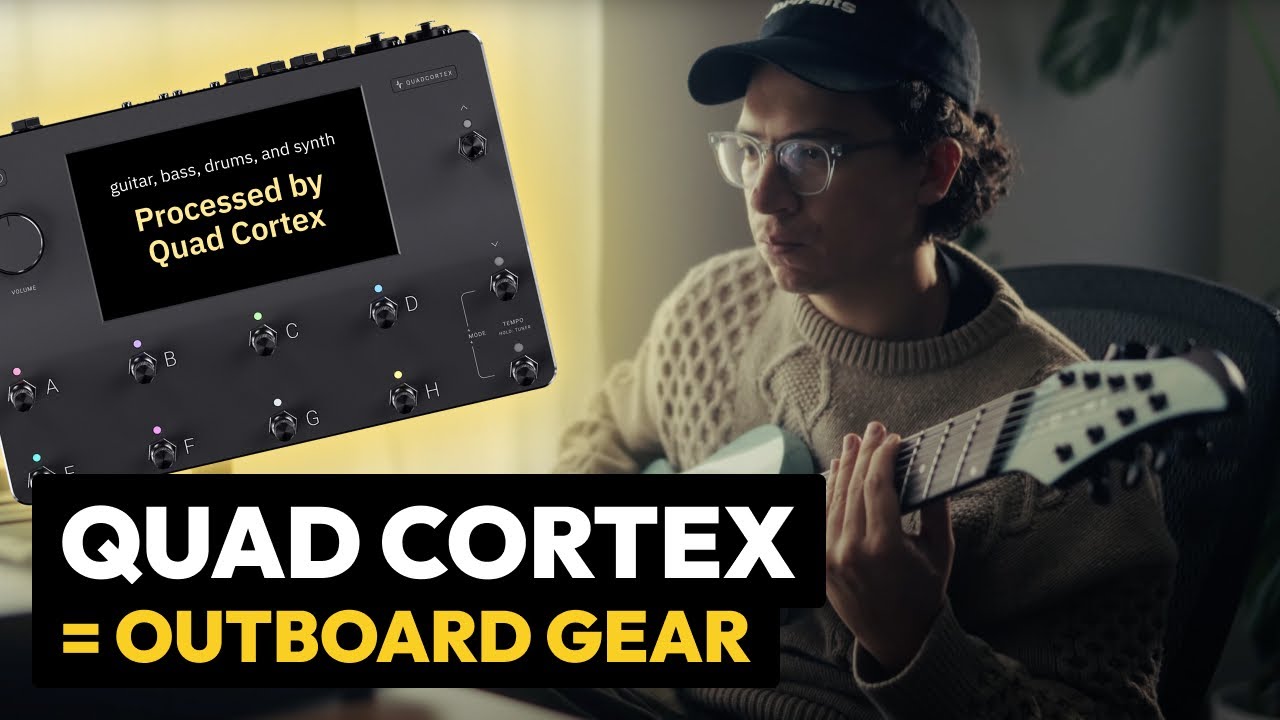 Joshua De La Victoria schreibt und verarbeitet ein Lied mit Quad Cortex