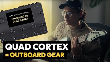 Joshua De La Victoria writes and processes a song using Quad Cortex