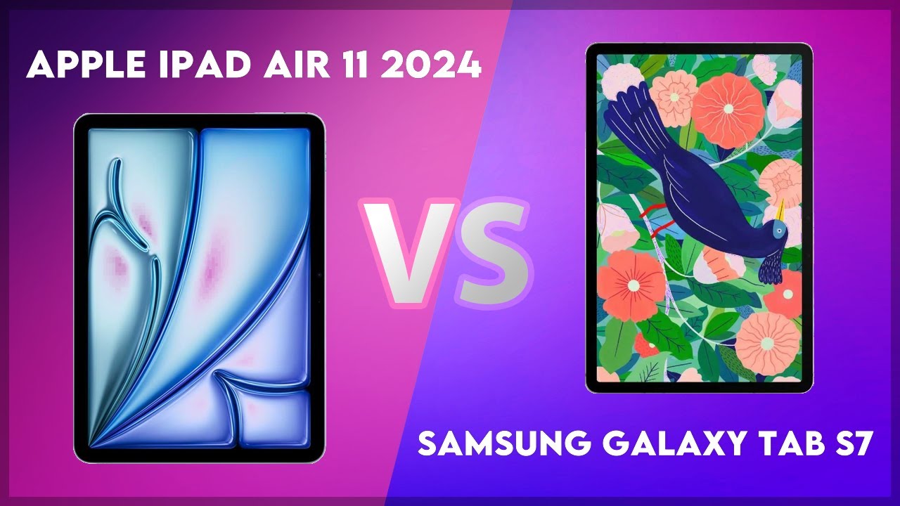 Apple iPad Air 11 2024 vs Samsung Galaxy Tab S7 Comparison - YouTube
