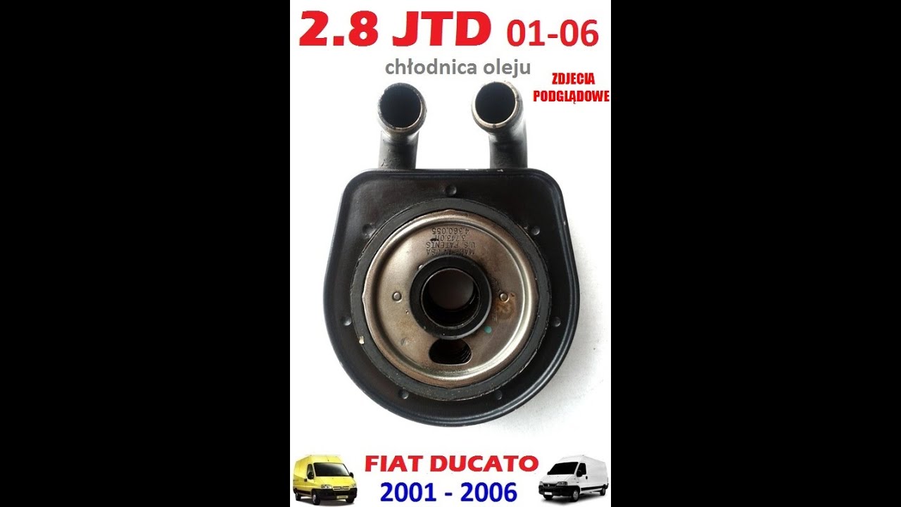 Chłodnica oleju Wymiennik ciepła 98480768 FIAT DUCATO II 2