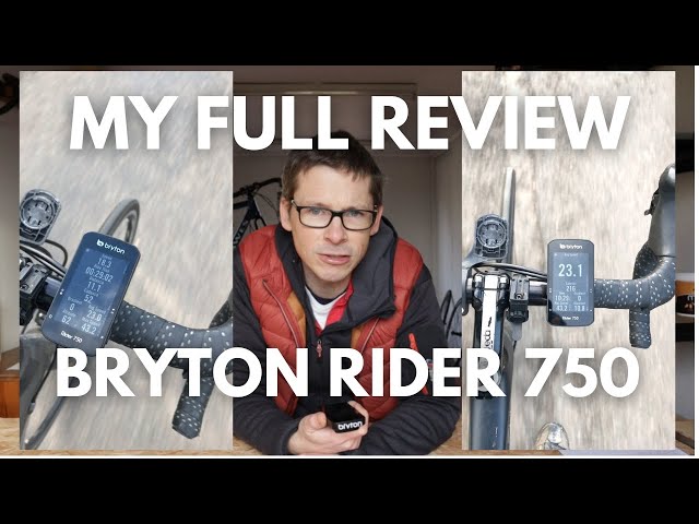 Bryton Rider 750 Bike GPS: My (Comprehensive) Review - YouTube