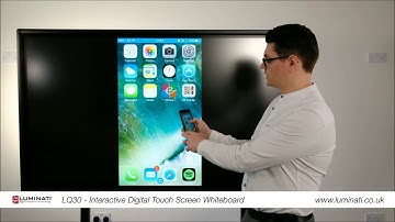 Luminati - Digital Advertising Display Screens - Touch Screen Whiteboard - Interactive KPI Board