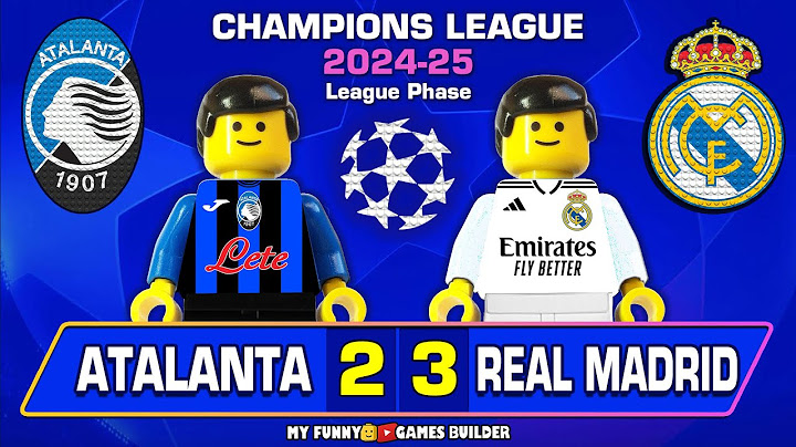 Atalanta vs Real Madrid 2-3 | Champions League 2024/25 Goals Highlights in Lego Football