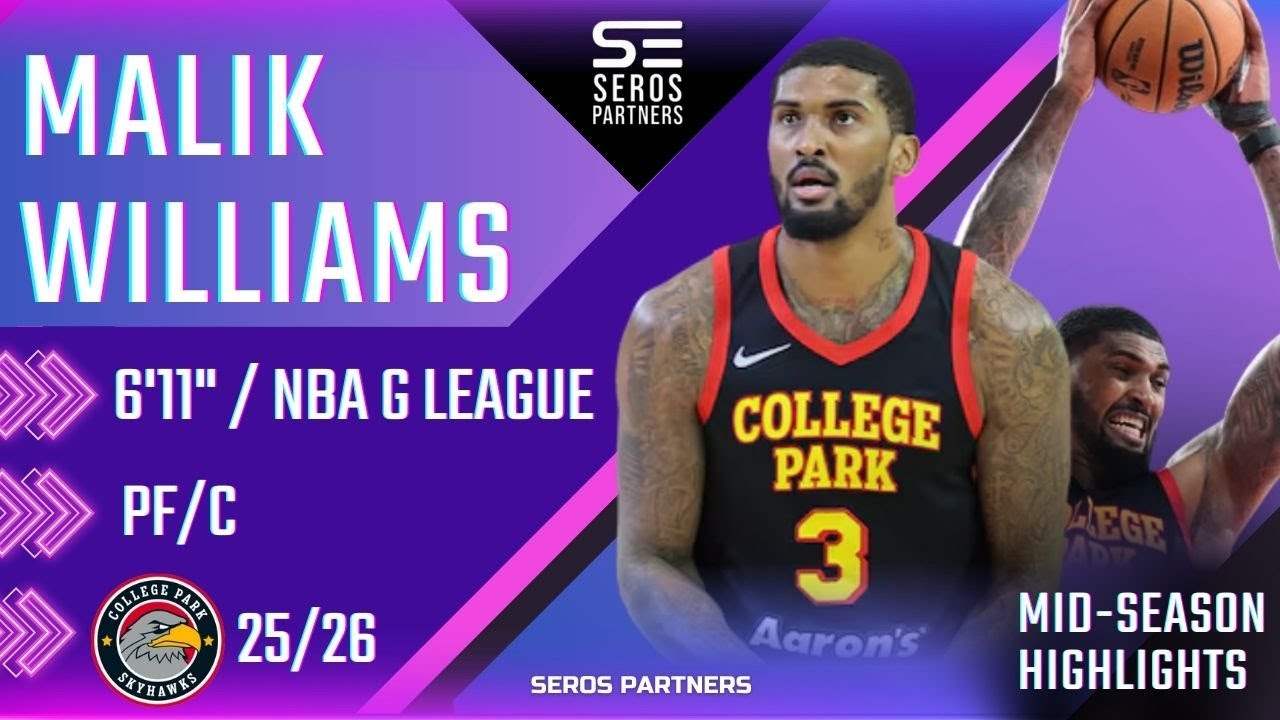 MALIK WILLIAMS ⏐ 25/26 Mid-Season Highlights
