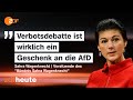 Wagenknecht zur AfD-Verbotsdebatte: "Ein Armutszeugnis" | Markus Lanz vom 17. Januar 2024