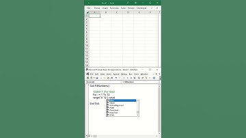 Consecutive Numbers Excel VBA #shorts