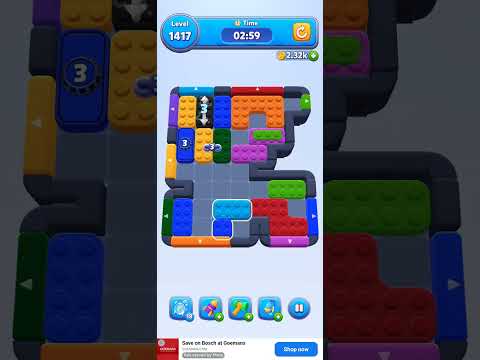 Color Block Jam Level 1417👌👌👌👌👏👏👏👏👏#puzzle game #color Block Jam #interesting game #