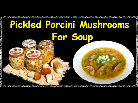 Video: Pickled Porcini Mushrooms: Recipes With Photos For Easy Cooking