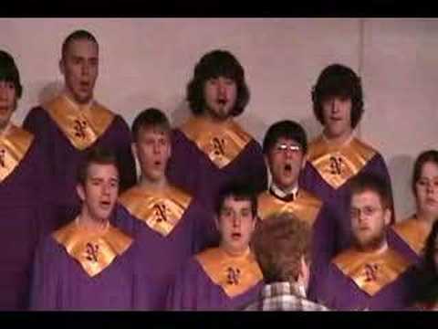 Norwalk (Iowa) High School Purple Choir performs "Come To Me, O My Love" arranged by Allan Robert Petker, "Lacrymosa (No. 7 from Requiem)" by WA Mozart, and "Magnificat (from The Glory of His Majesty" by Jackson Berkey at IHSMA Large Group Contest in Saydel, 5.2.2008