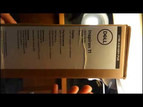 Dell AMD "Netbook" unboxing. Inspiron 11 3180. AMD A6-9220e APU. Doom
