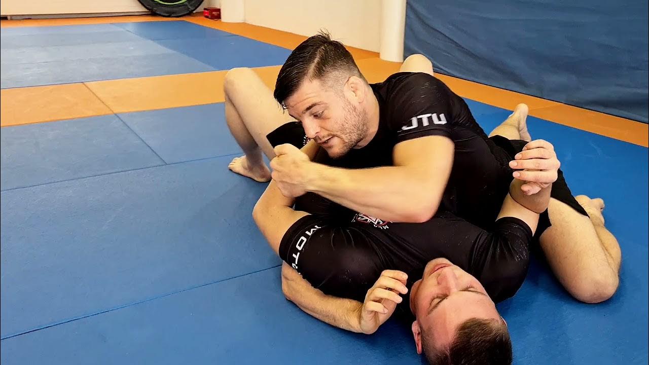 No Gi Paper Cutter Choke BJJ Basics papercutter submission for NoGi