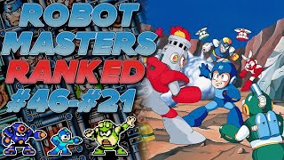 Mega Man 1-6 NES Robot Masters Easiest To Hardest  (Buster Only) PART 1 #46-#21