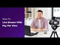How to stream live events with pay per view free tutorial