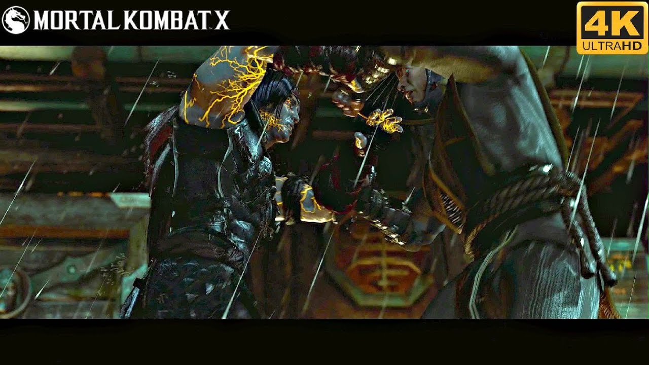 Raiden vs Revenant Liu Kang and Kung Lao - Mortal Kombat X (4K 60FPS) 